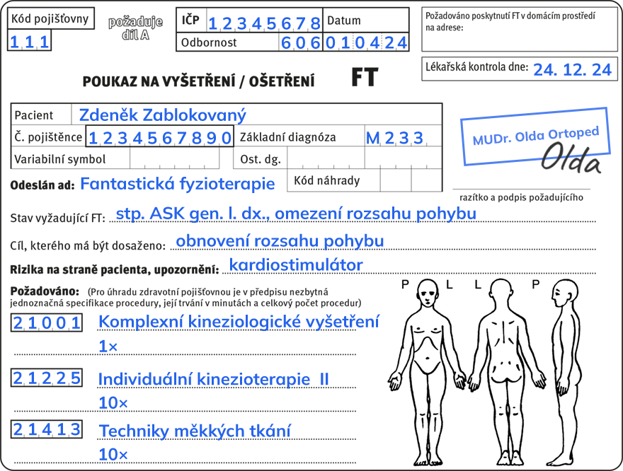 FT poukaz – díl A